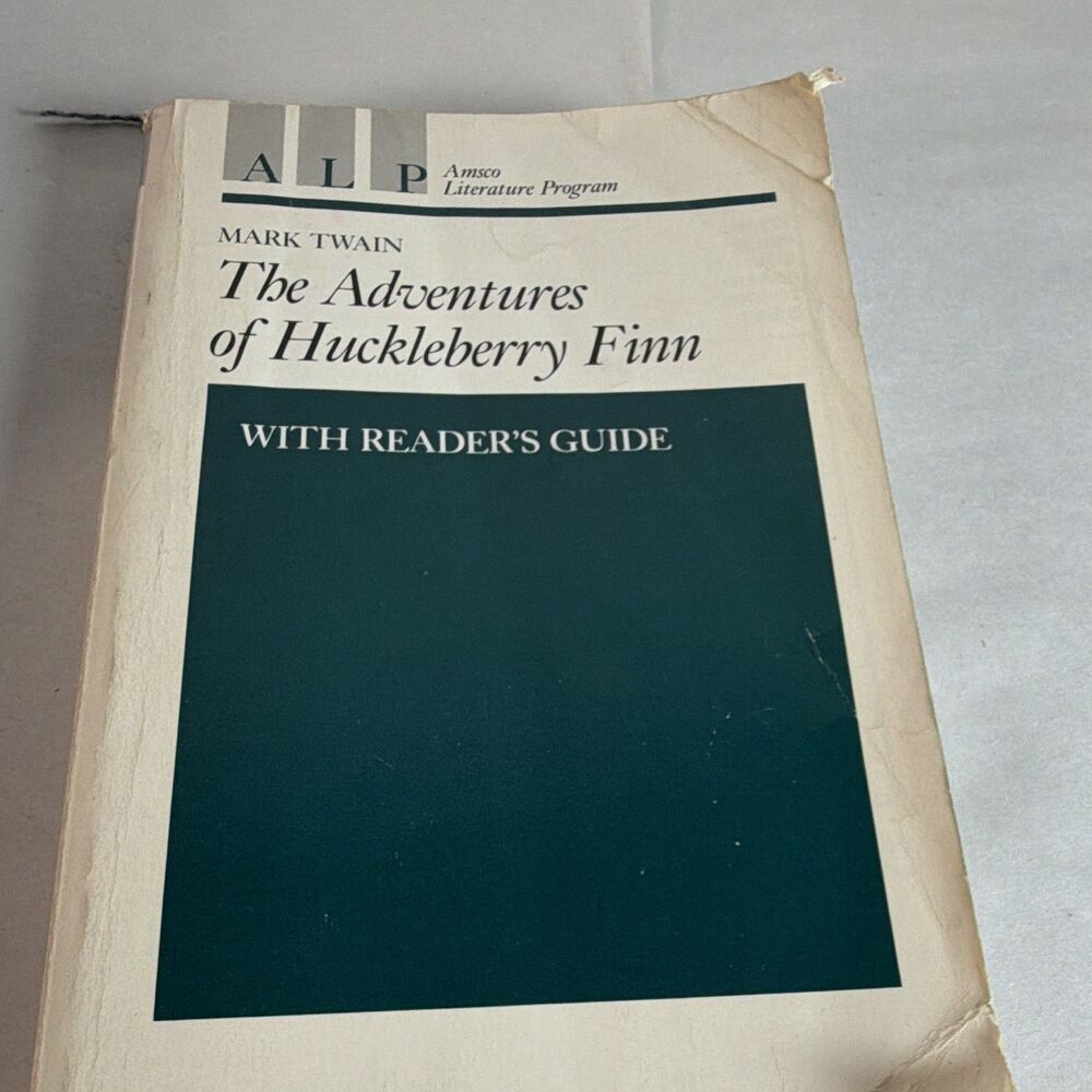 Amsco Literature Program: Huckleberry Finn Mark Twain PB Ex-Library